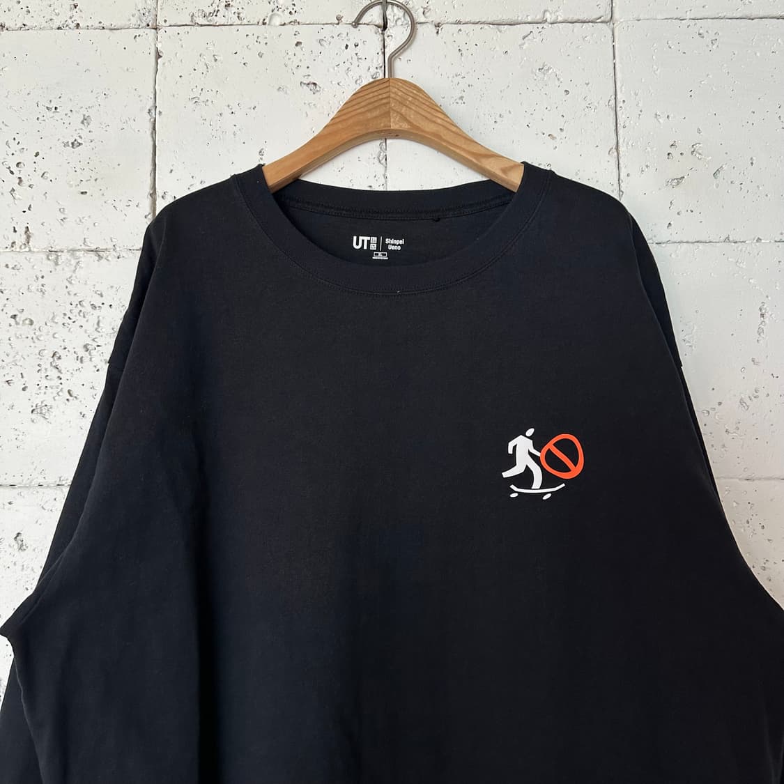 XL 유니클로 x shinpei ueno 롱슬리브 블랙 상품이미지2