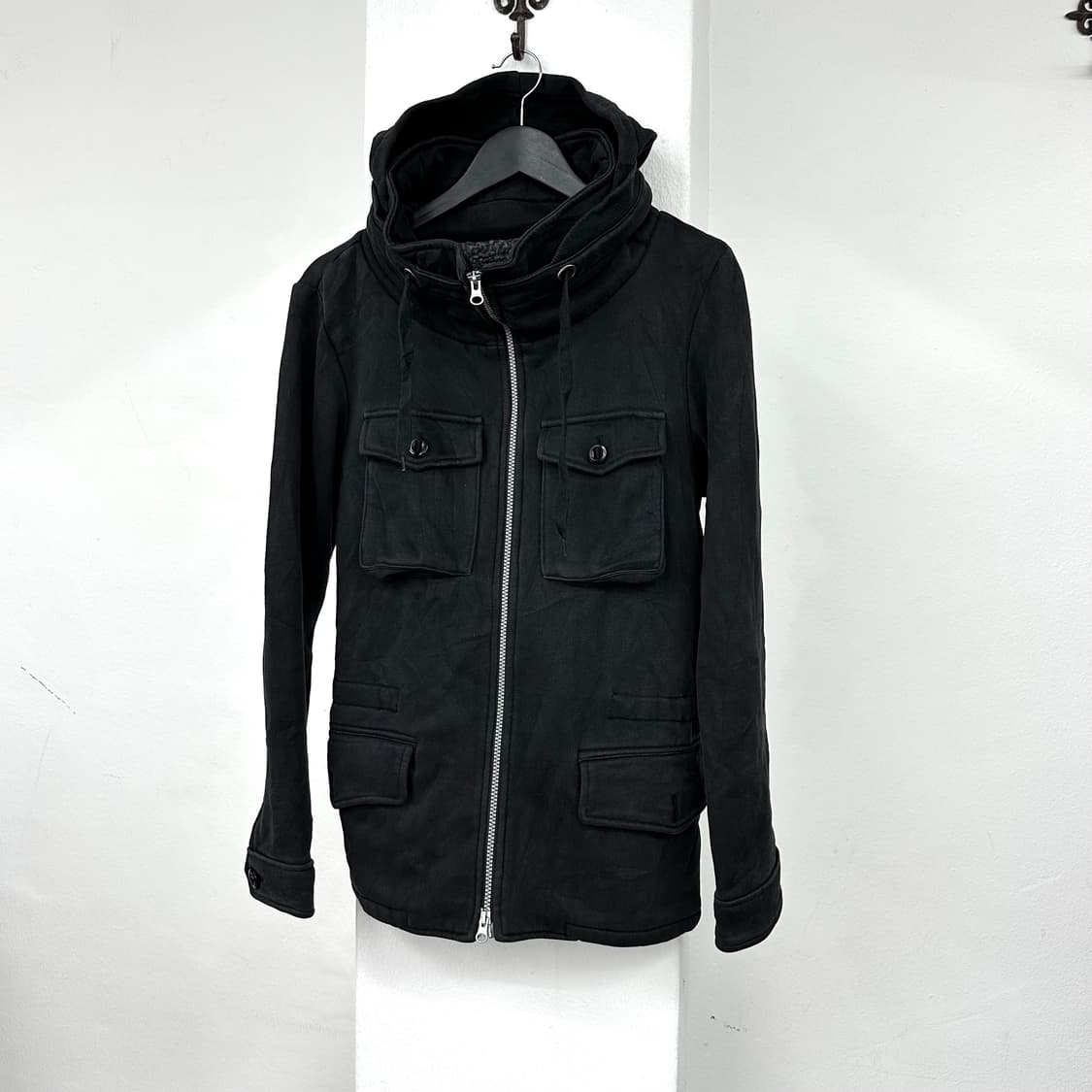 Black 3d pocket Bono hood jacket 상품이미지5