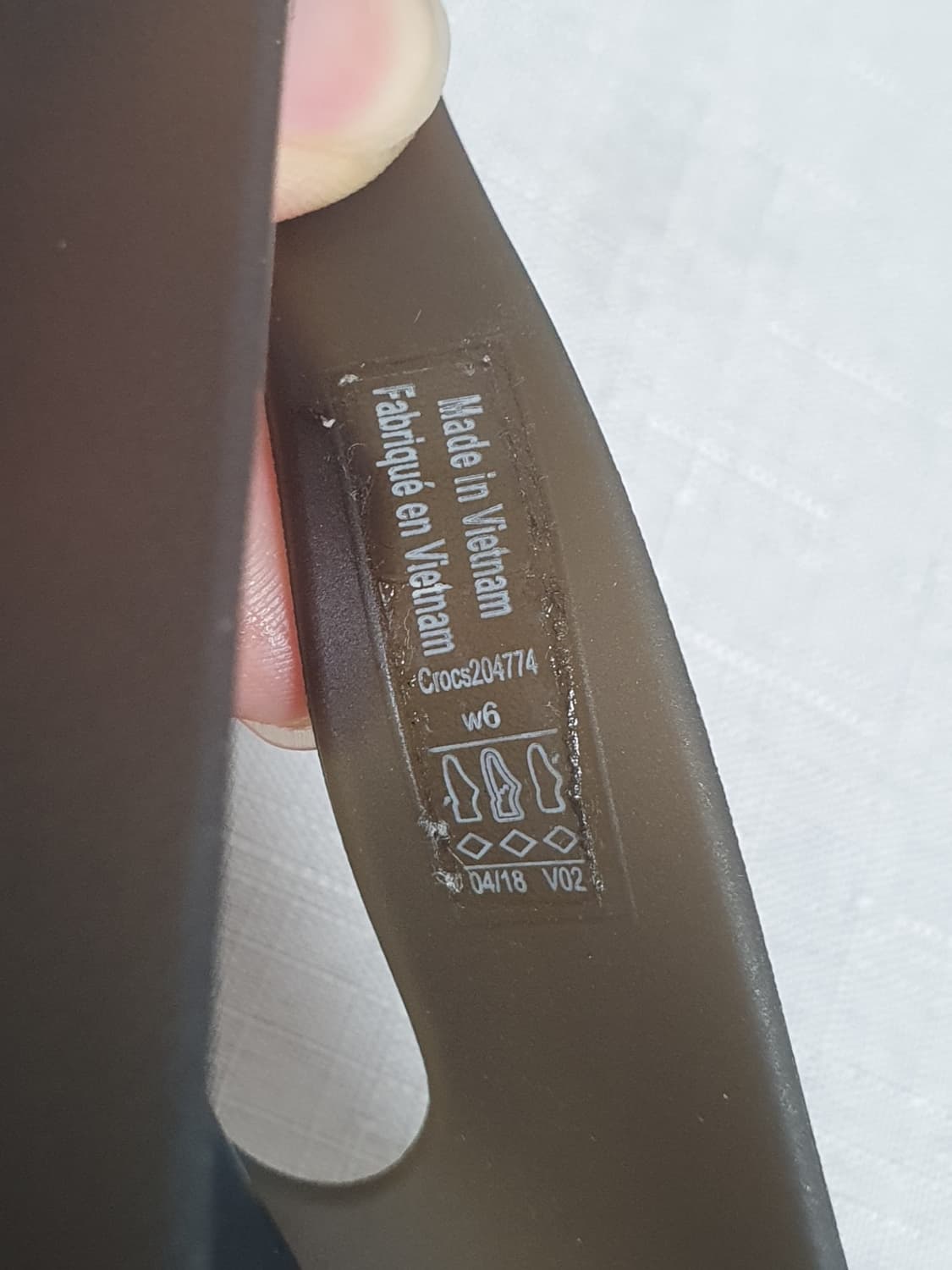 크록스 이사벨라 젤리 슬링백 미니웨지 블랙 230mm 상품이미지9