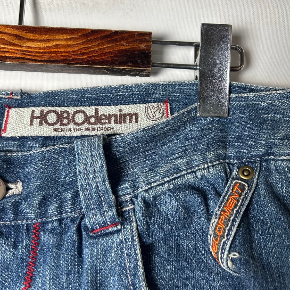 [HOBO Denim] 호보데님 워싱 데님 버뮤다팬츠 상품이미지6