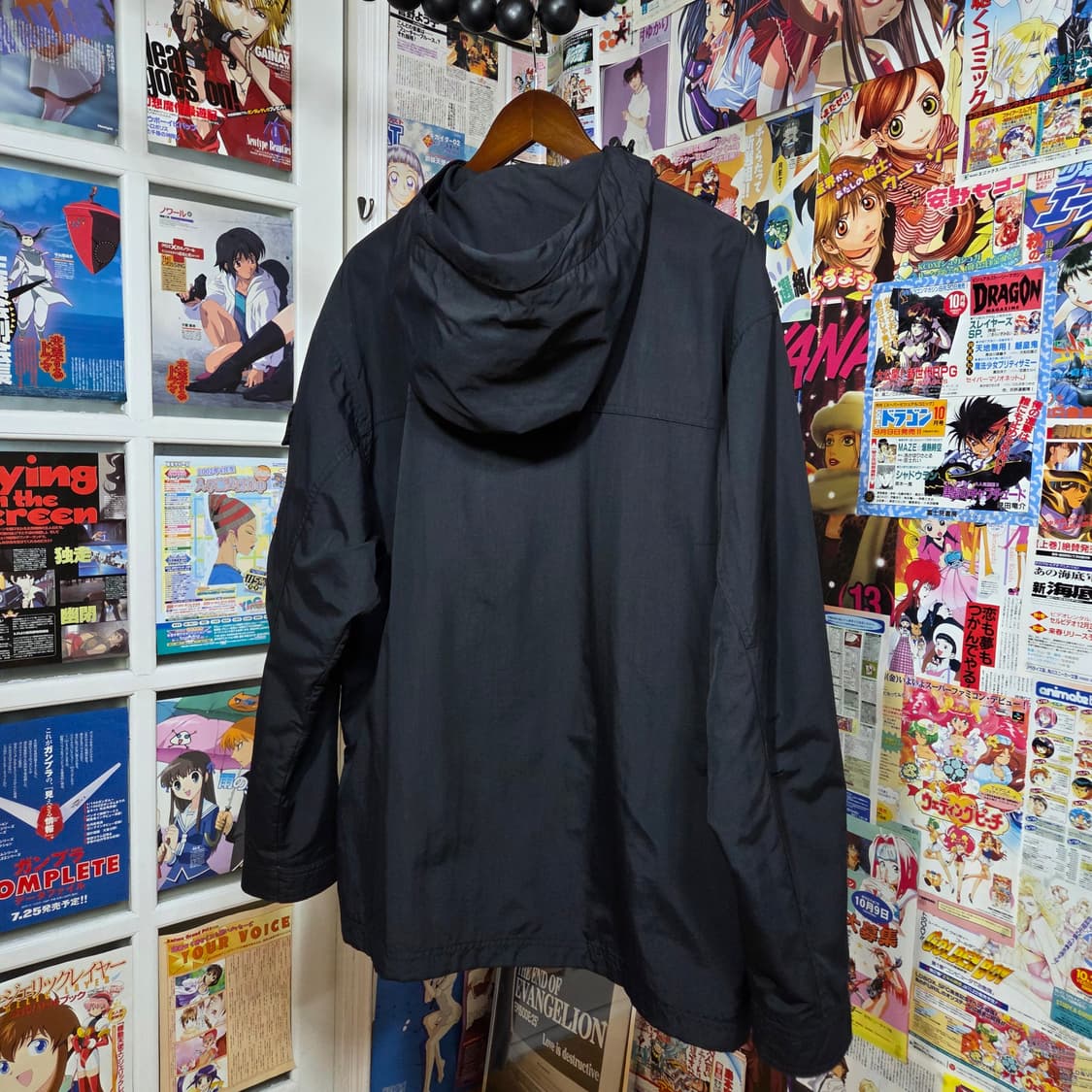 노스페이스 고프코어 블랙 투웨이 바람막이 자켓 상품이미지5