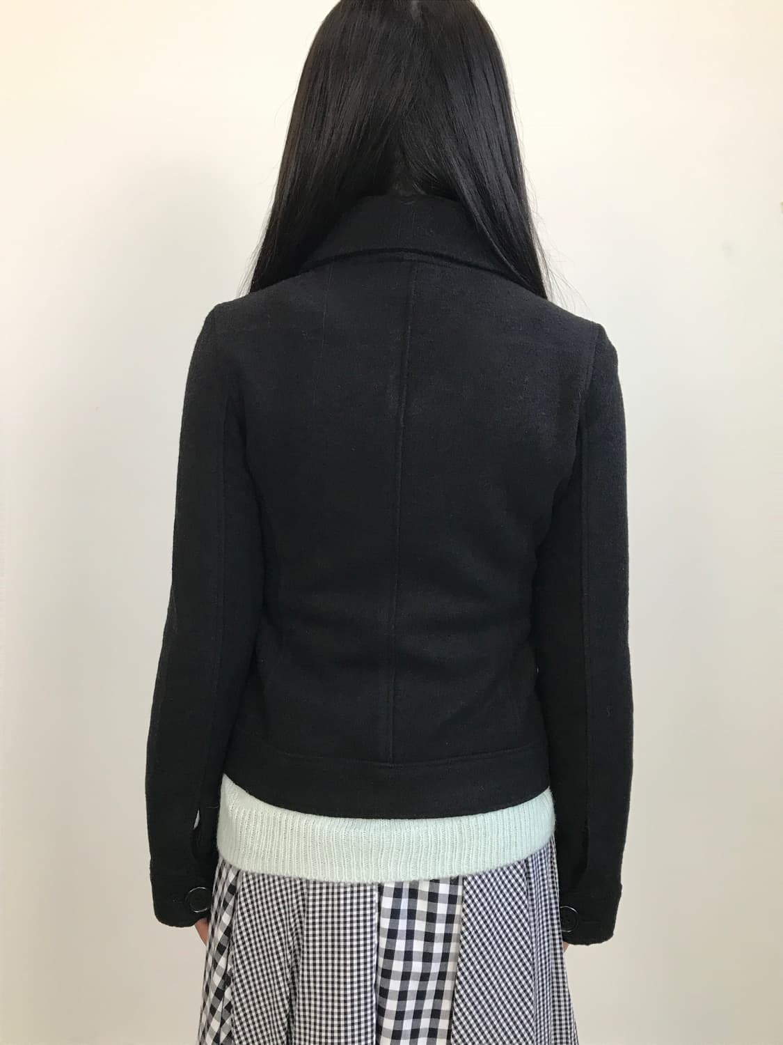 Jpn Black Slim- Fit Wool Jacket  상품이미지4