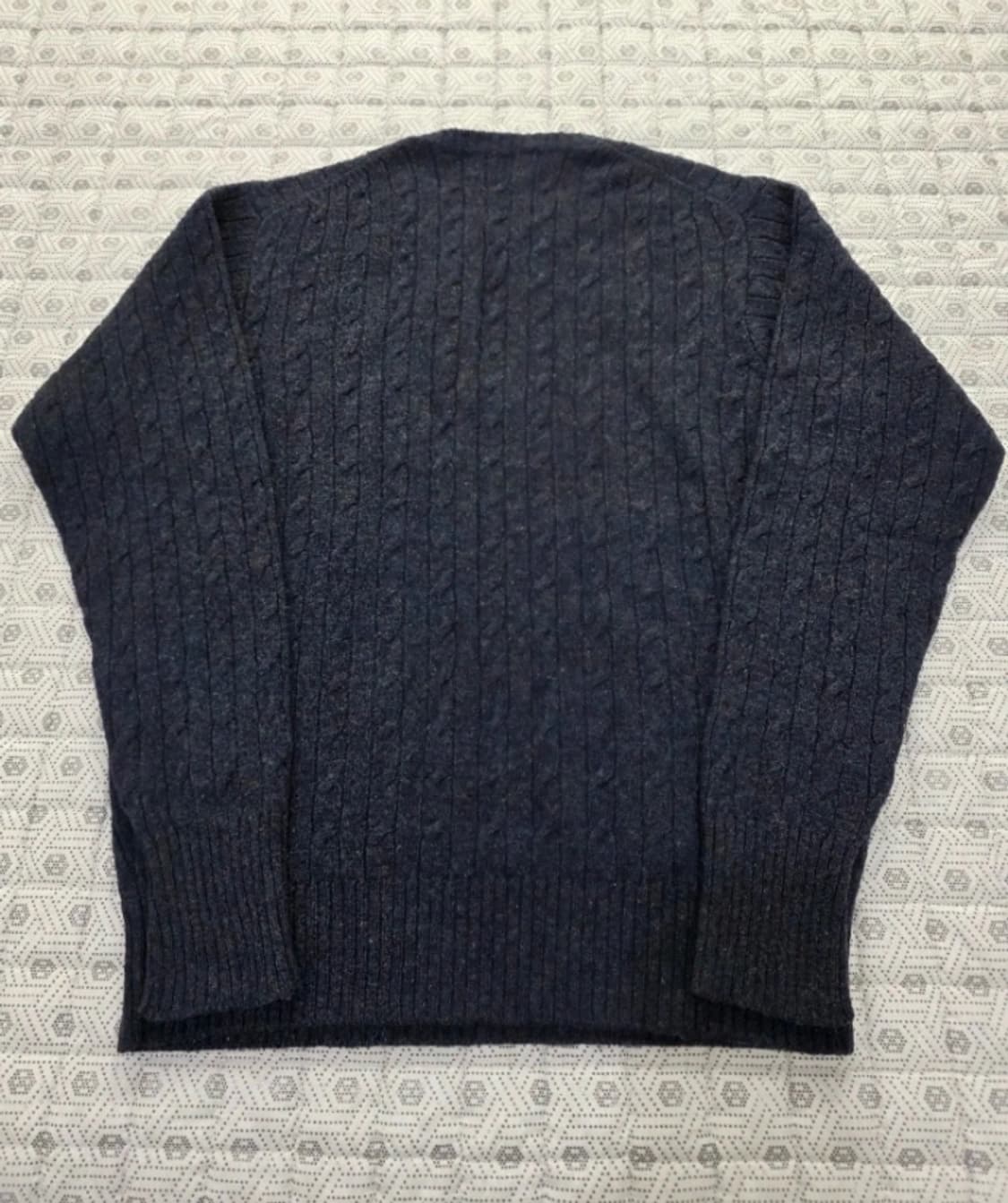 폴로랄프로렌 램스울 케이블 니트 챠콜 100 상품이미지5