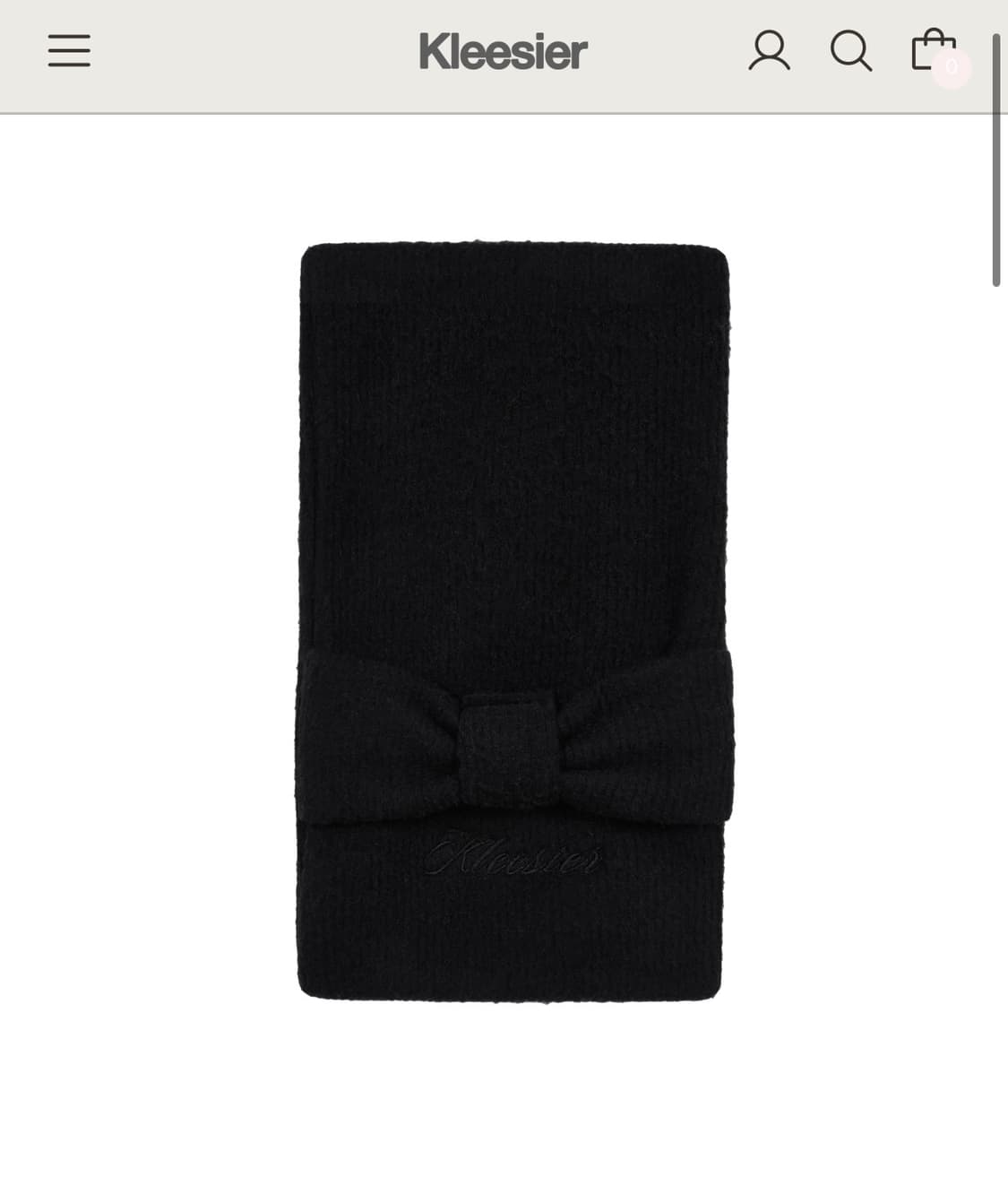 새상품 클리시어 리본 머플러 목도리  상품이미지2