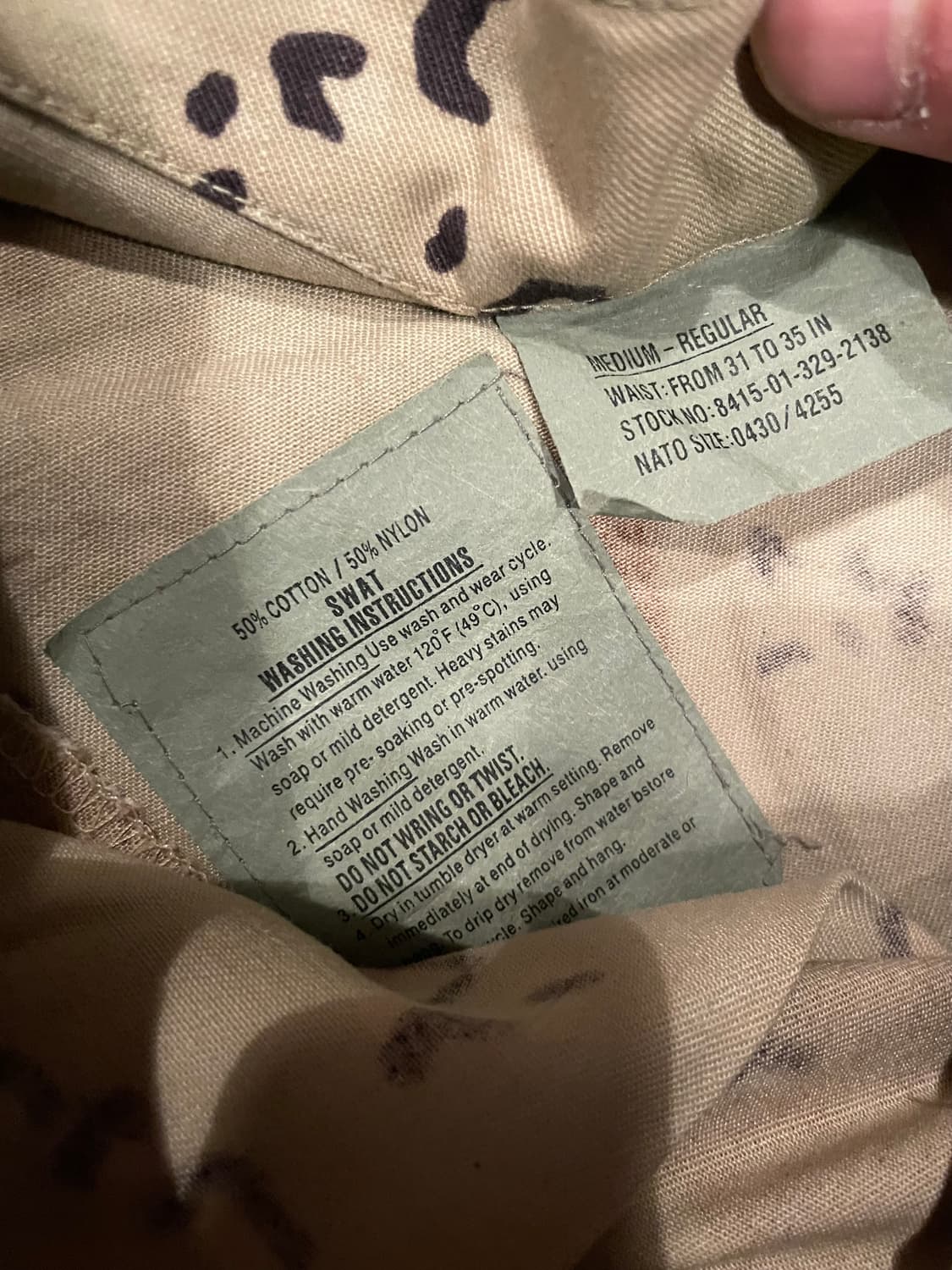 사막6색 BDU 밀리터리 팬츠 (31-35“) 상품이미지2