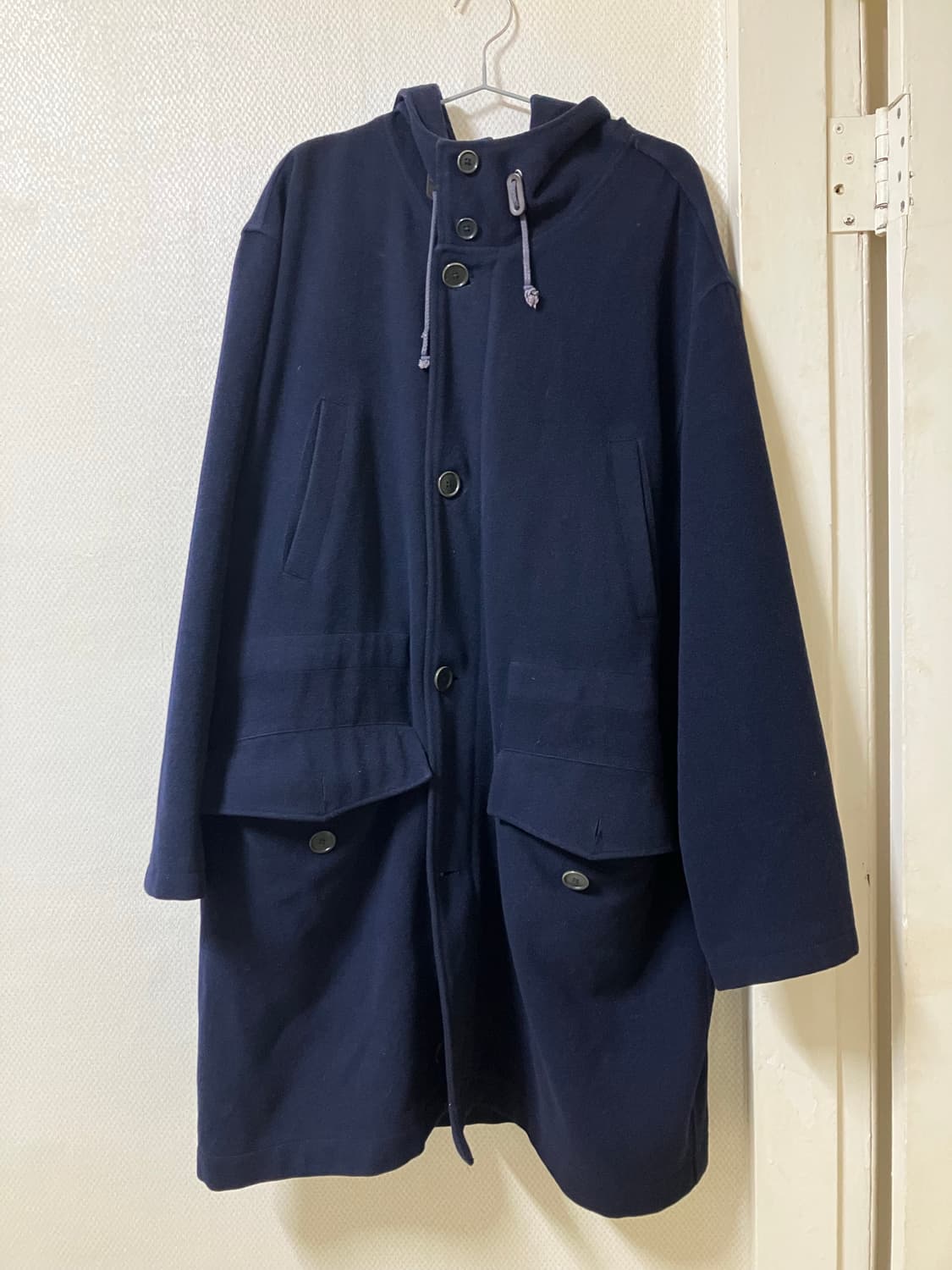 90s 폴로 랄프로렌 울 후디 코트 상품이미지1