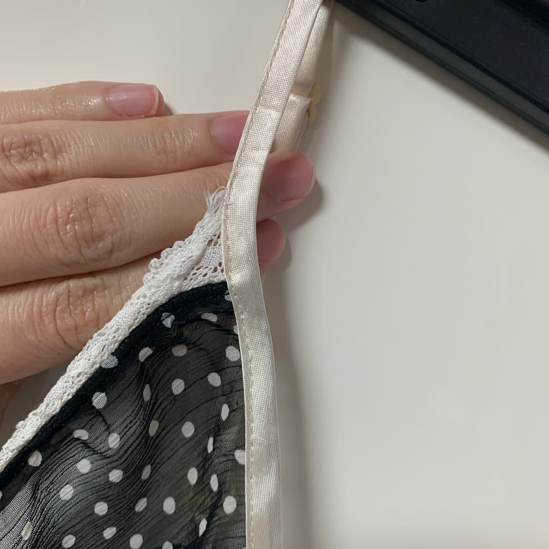 시스루 도트 나시 상품이미지3