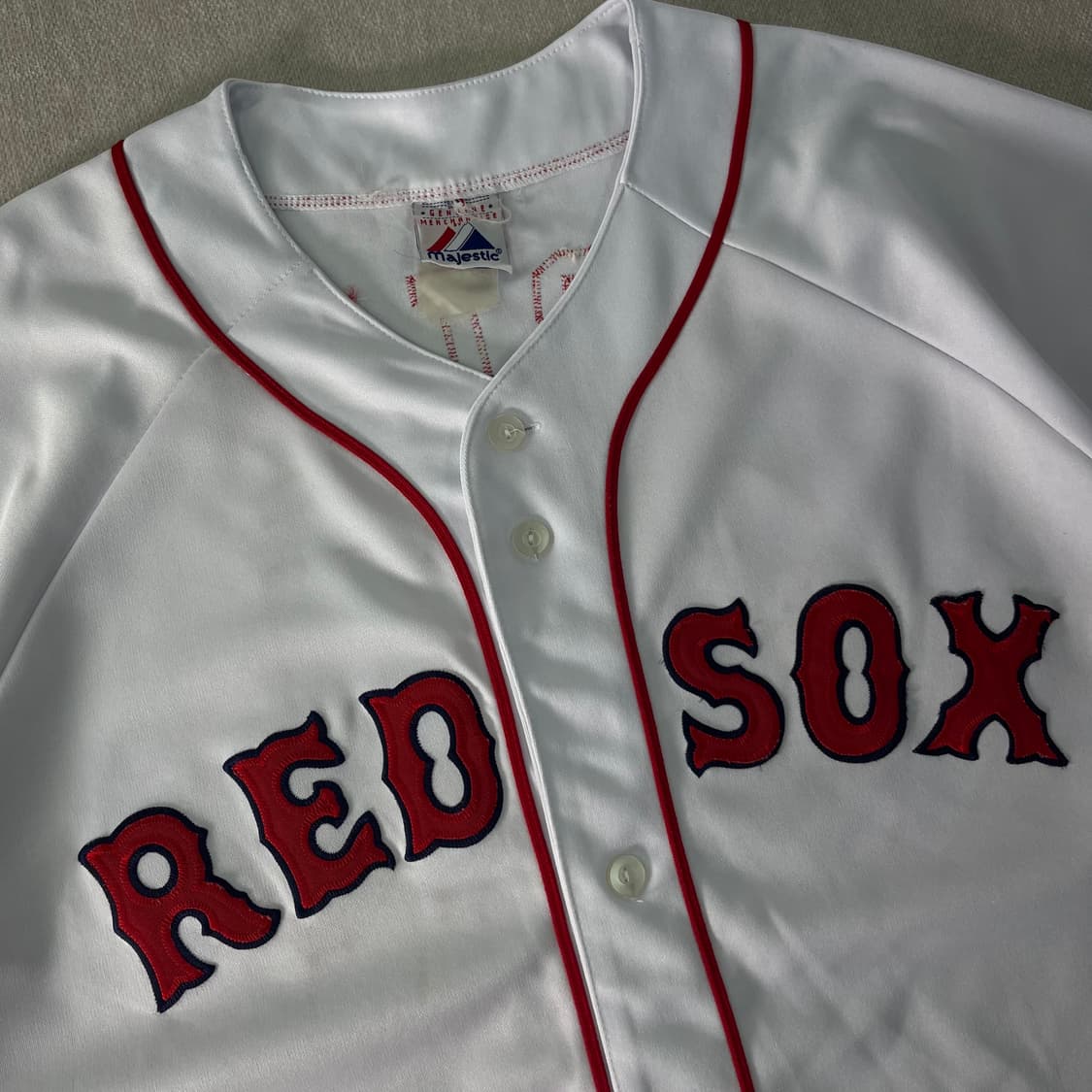 105 마제스틱 레드삭스 오티즈 유니폼 상품이미지3