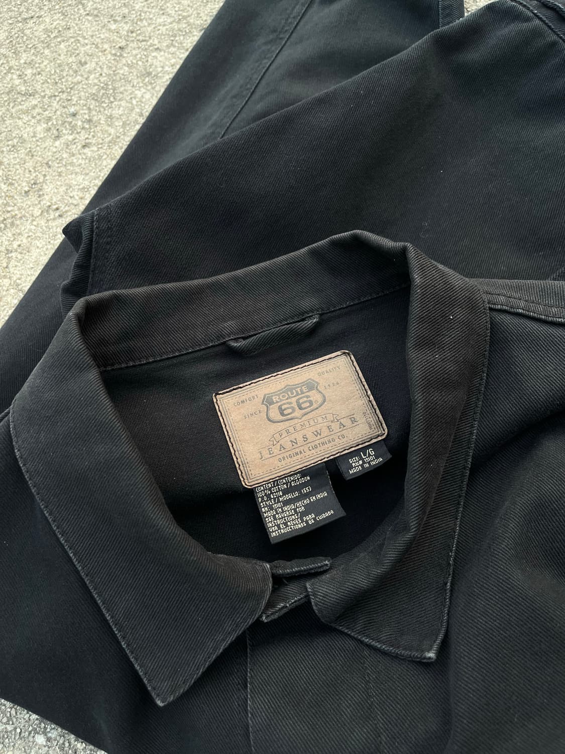 Route 66 흑청 데님 자켓 상품이미지6