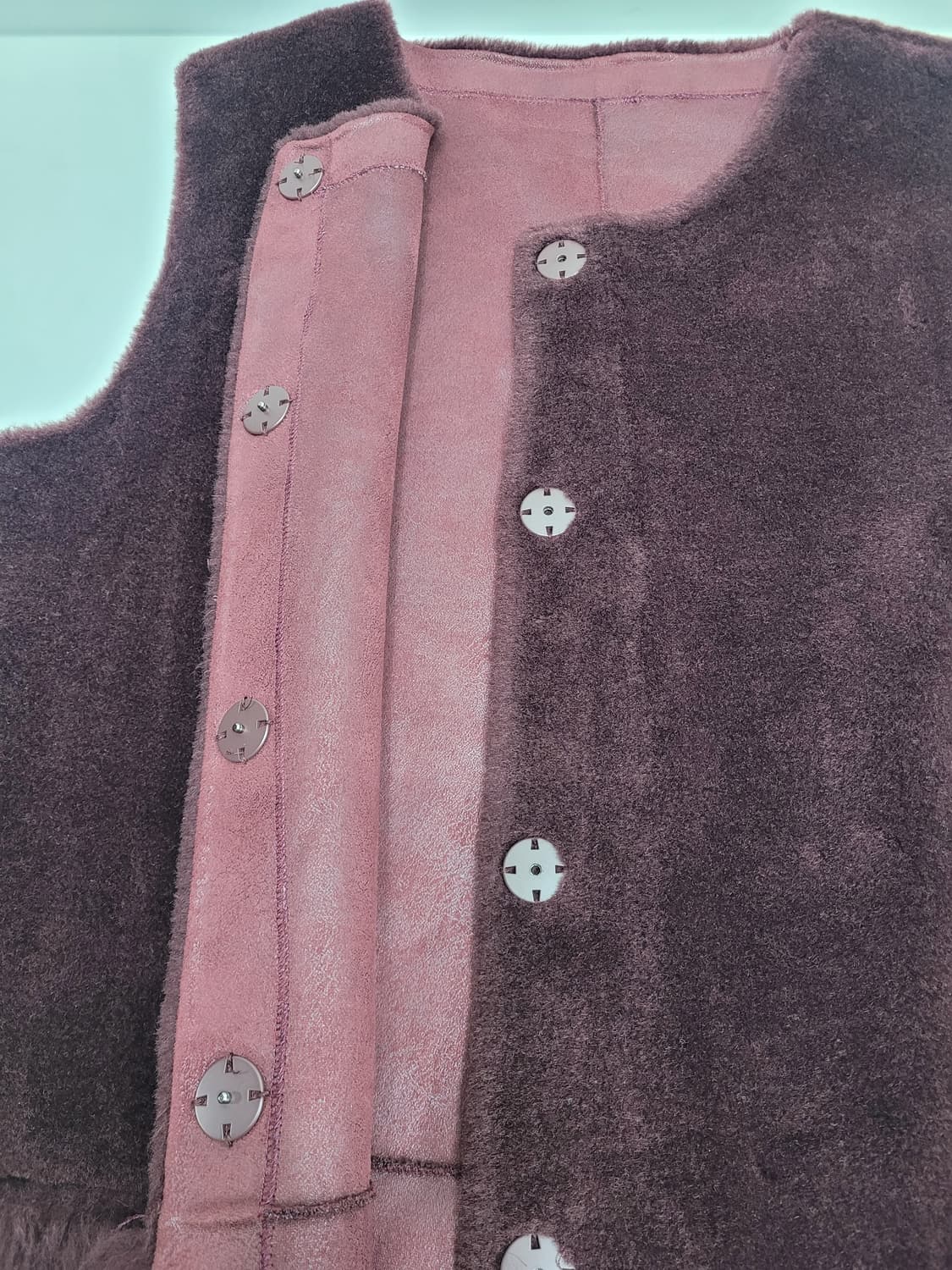 베라왕 21FW 양모 베스트 조끼 / 여 66 (88-94-160) 와인 상품이미지5