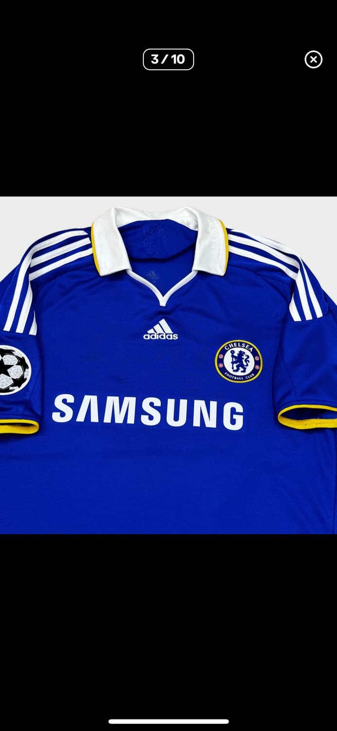 08-09시즌 첼시 챔스 드록바 유니폼 상품이미지3