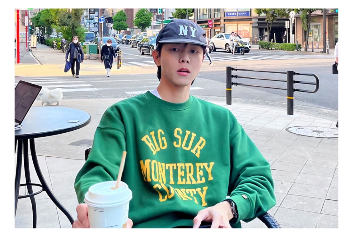 {주우재,윤아 착용} 리바이스 골드탭 맨투맨 L 상품이미지1