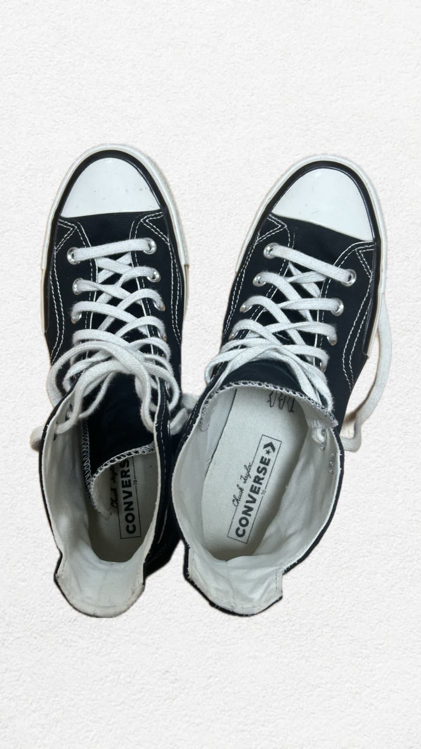 컨버스 척 70 플러스 블랙  상품이미지5