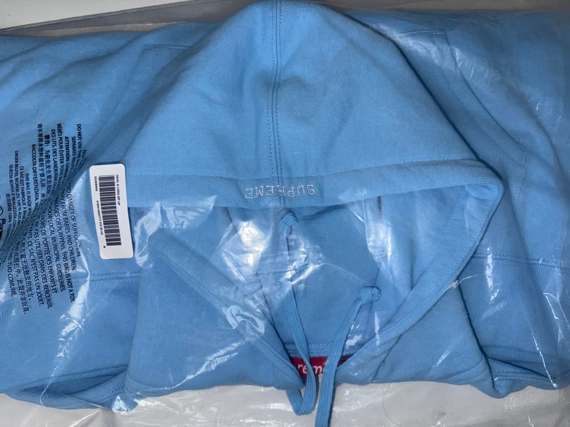 슈프림 데빌 S 로고 집업 후드 상품이미지2