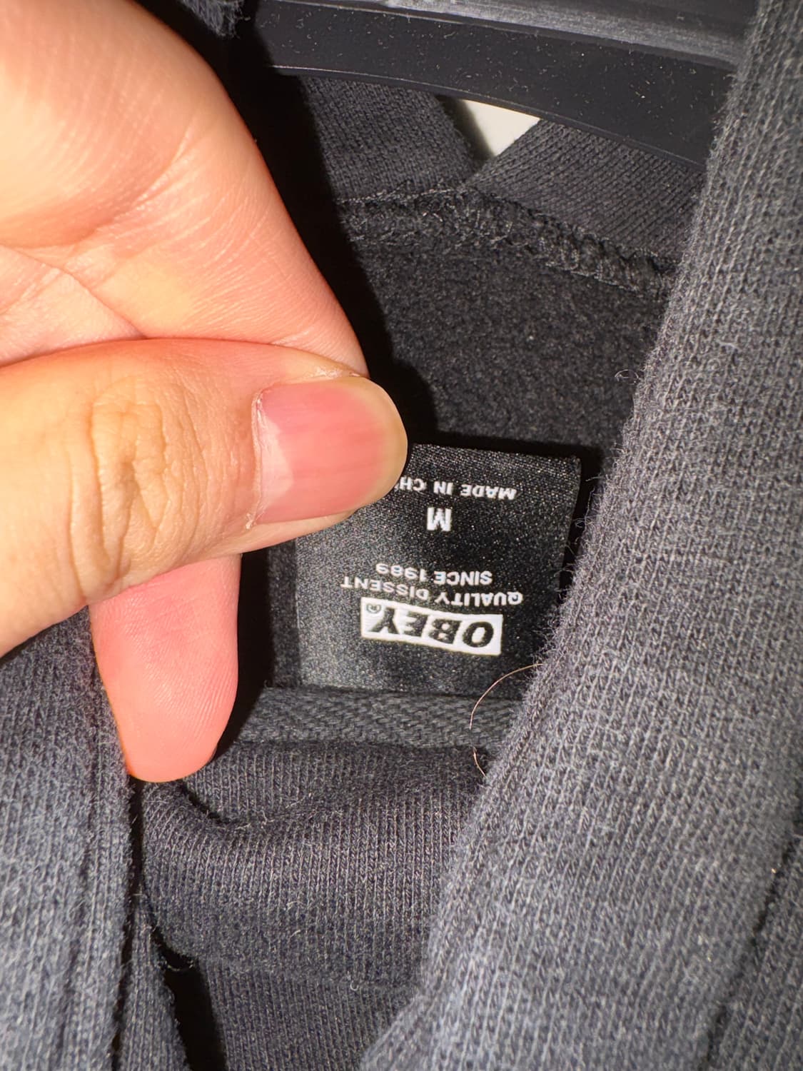 오베이 로고 후디 상품이미지3