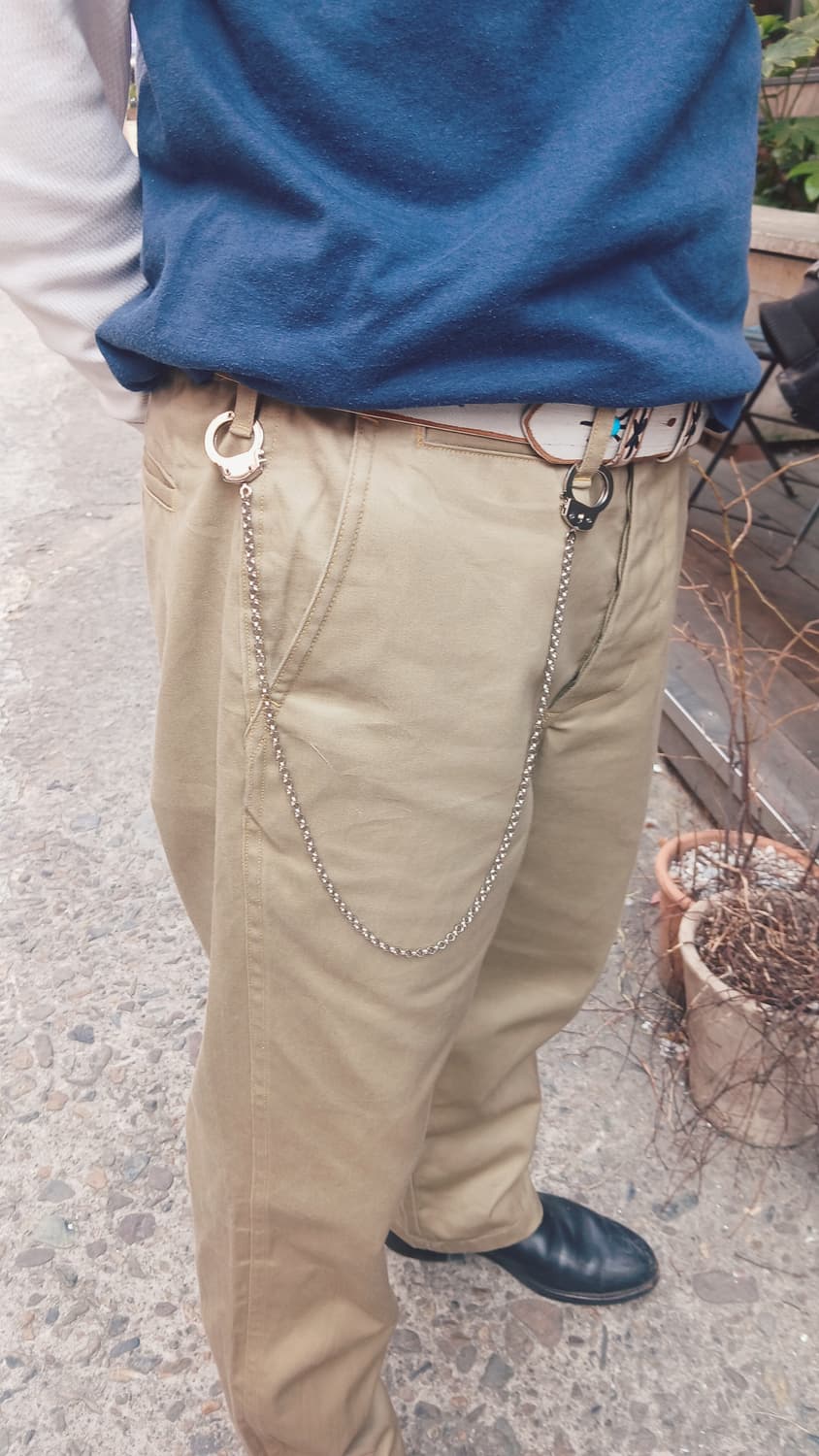 빈티지 ITALY 미니 수갑체인 상품이미지5