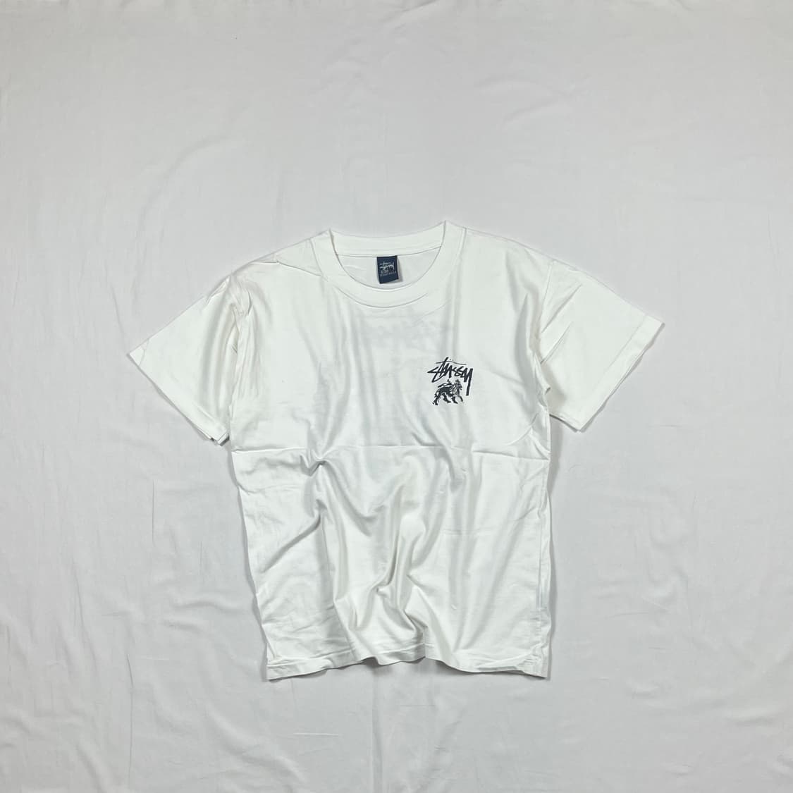 90‘s 스투시 stussy 원월드 원러브 반팔티 상품이미지2