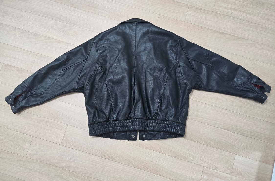 빈티지 Gulf Coast Outfitters 소가죽 봄버자켓 L 상품이미지5