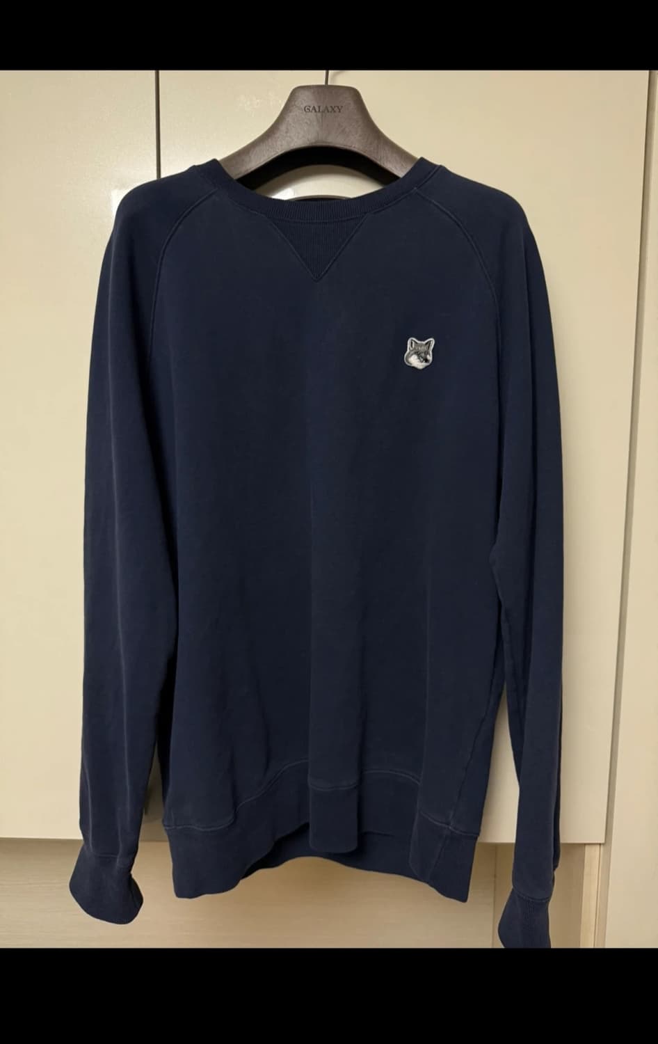 메종키츠네 맨투맨 네이비 L(100~105) 상품이미지1