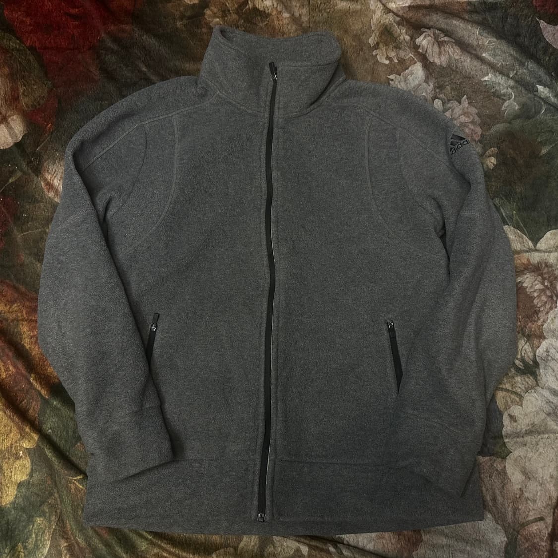 아디다스 퍼포먼스 숄더로고 그레이플리스집업 105 상품이미지1