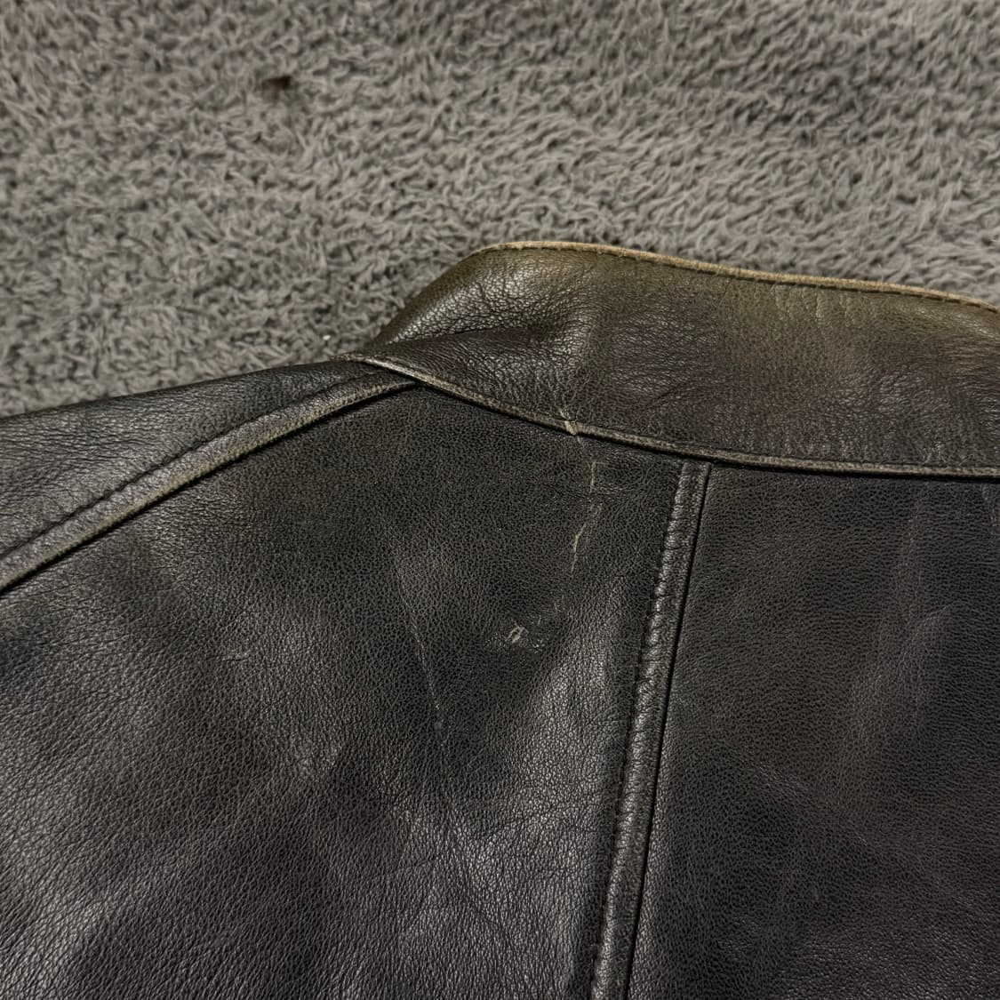 [정품] 휴고보스 엠보 모터사이클 양가죽 레더 자켓 상품이미지7