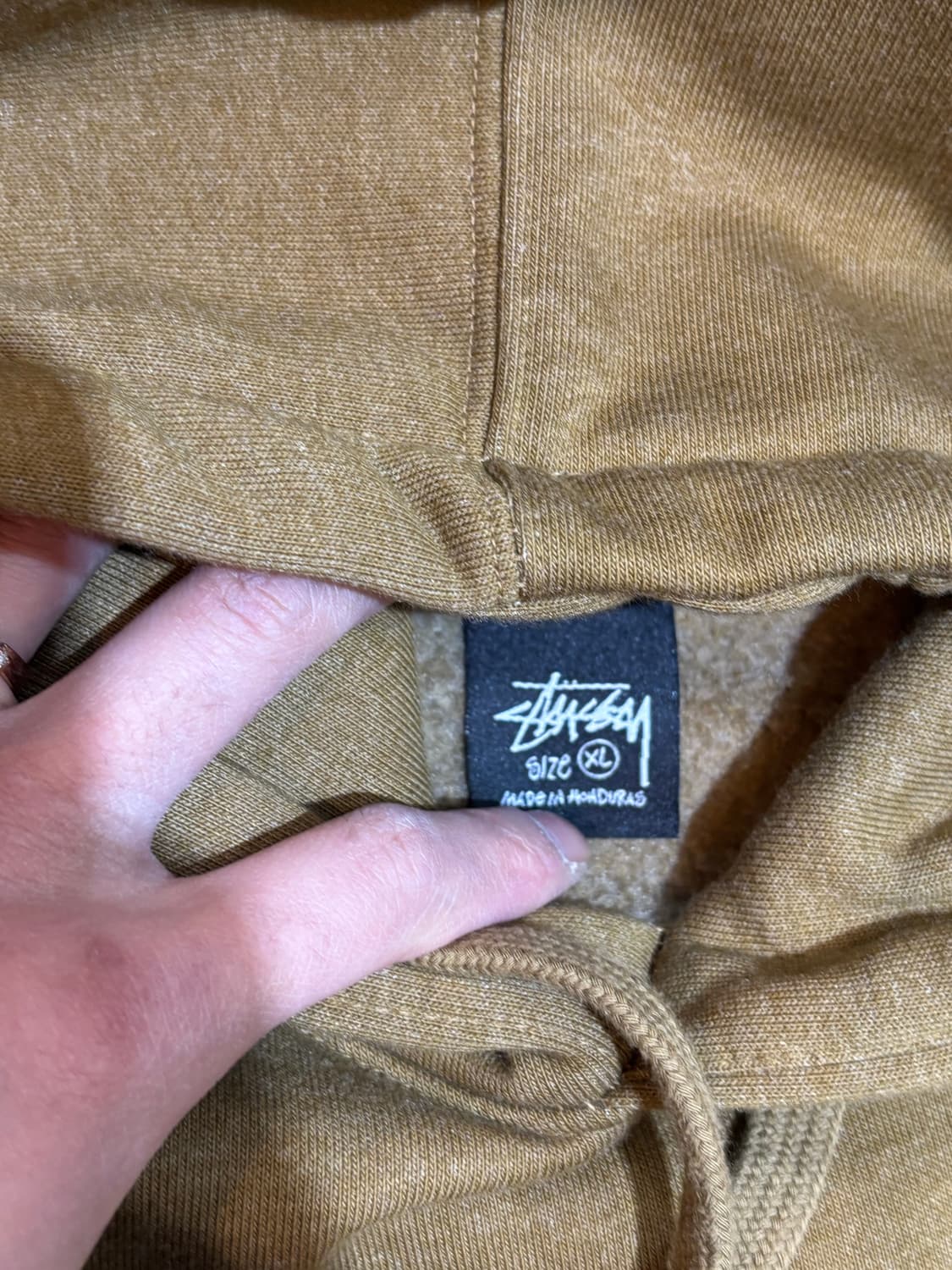 스투시 자수 후드티 티셔츠 XL사이즈 상품이미지5