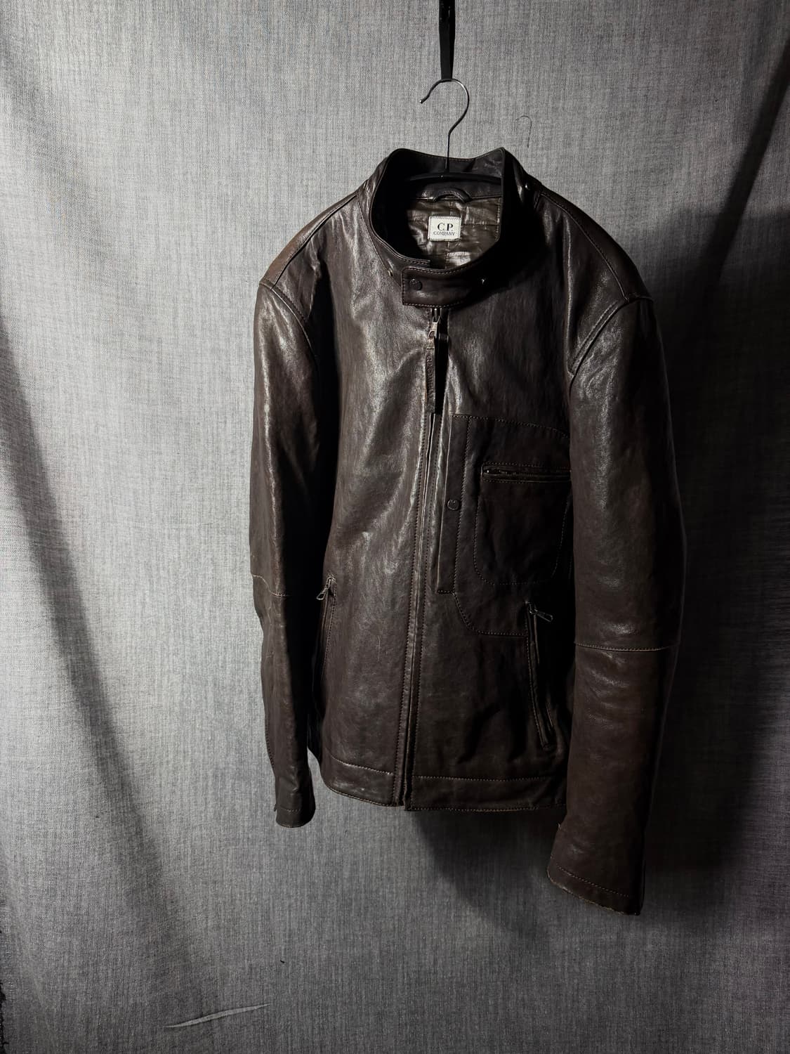 CP컴퍼니 램스킨 고글 레더자켓 상품이미지5