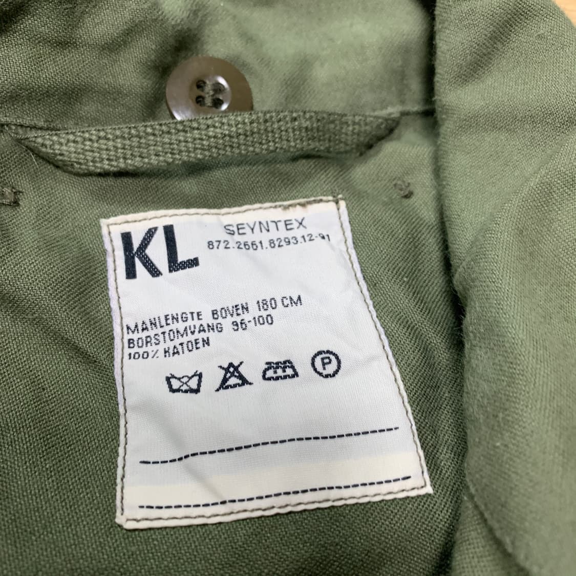 XL)네덜란드 91년 OG 야상 필드자켓 상품이미지4