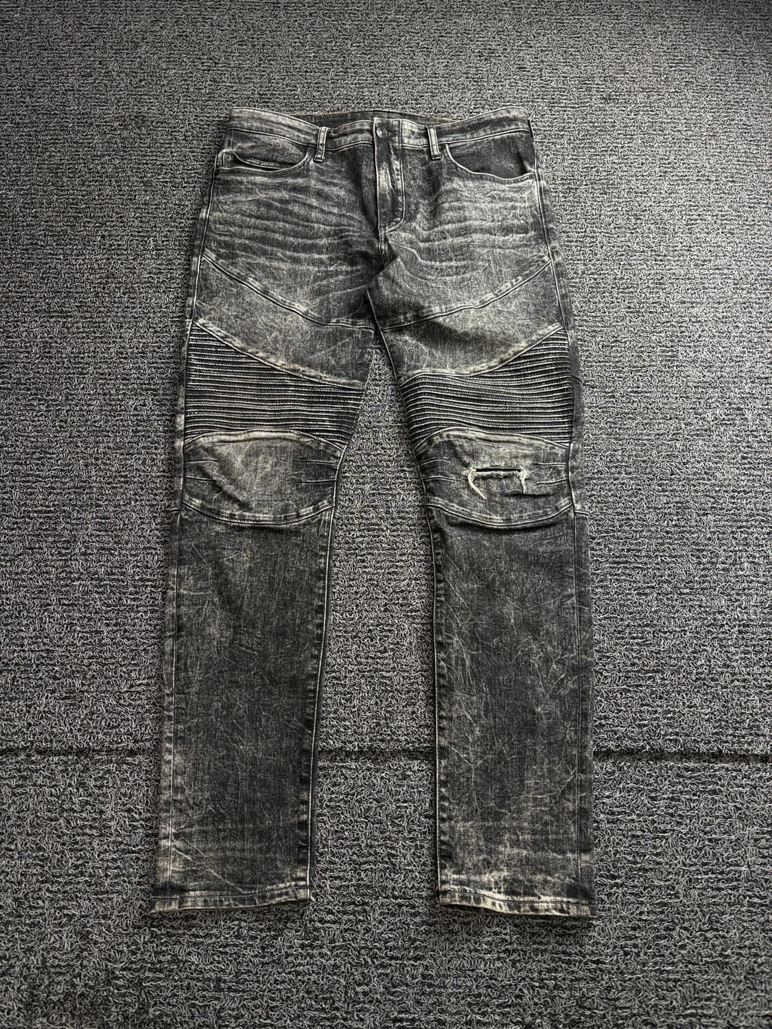 트루릴리젼 크링클 워싱 데님 바이커 진 4214 상품이미지2