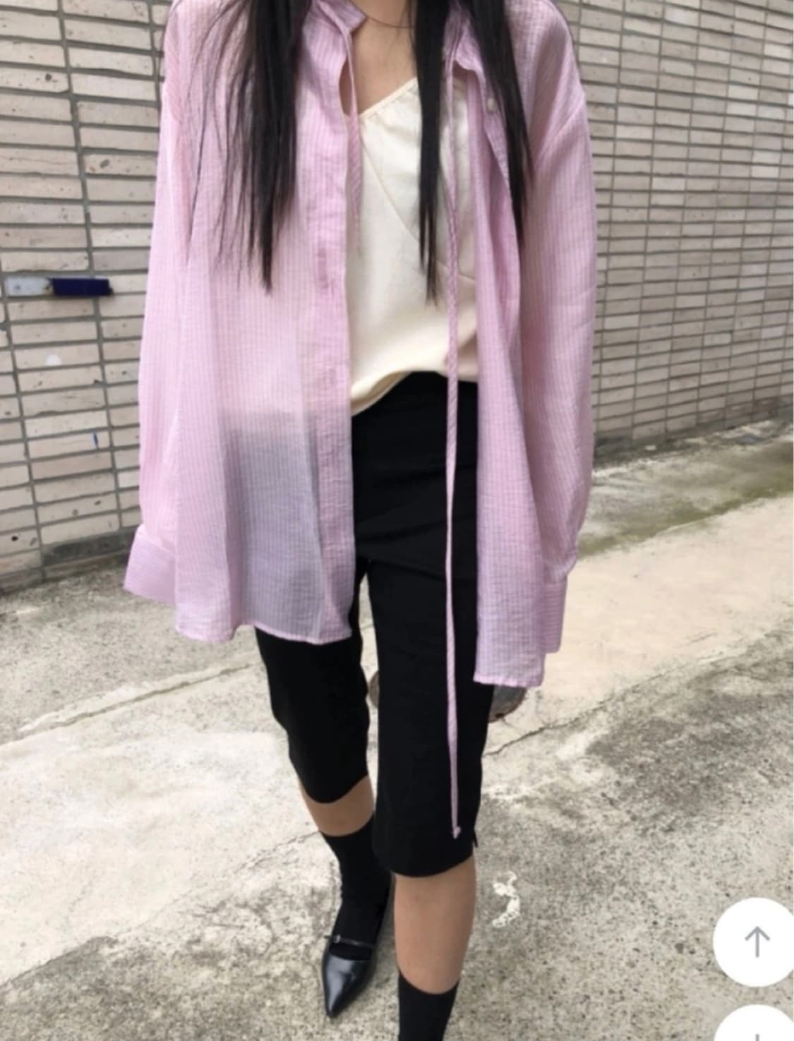 리스 lys 스트라이프 썸머 블라우스 상품이미지1