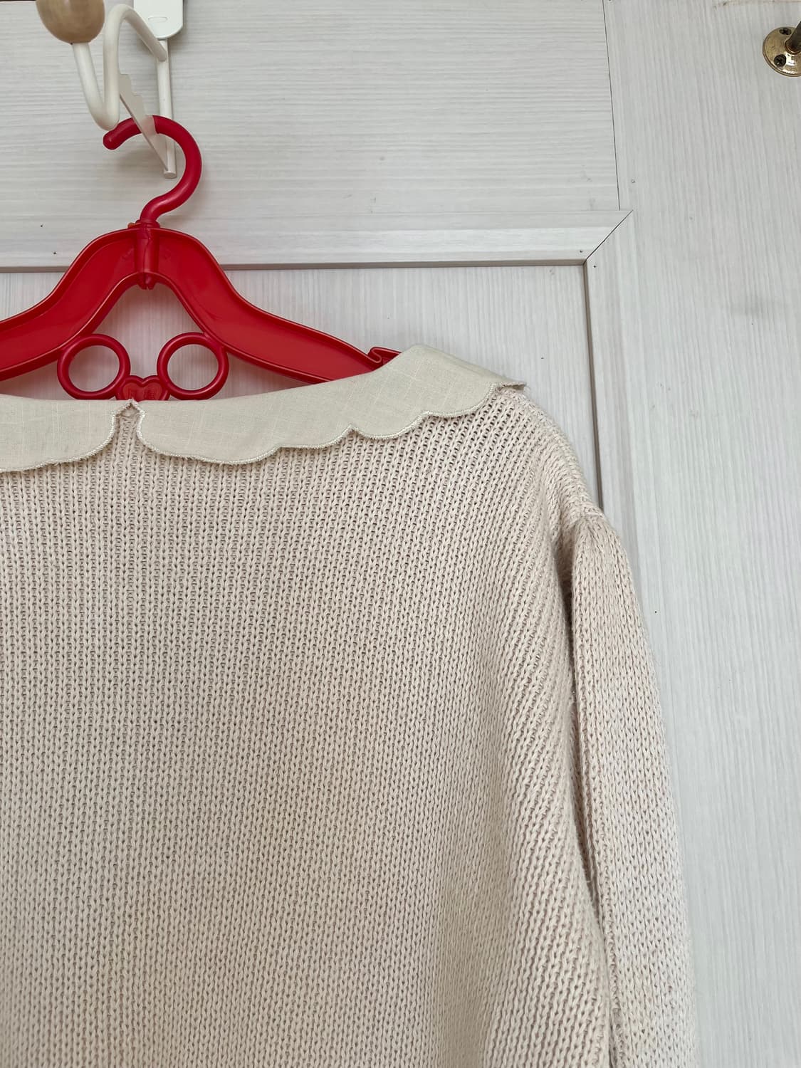 🎄크리스마스 선물 자수 트리 카라 울 니트 상품이미지7