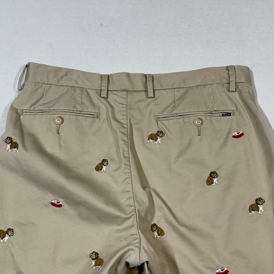32inch) 폴로 랄프로렌 불독 자수 클래식핏 반바지 신형 상품이미지5