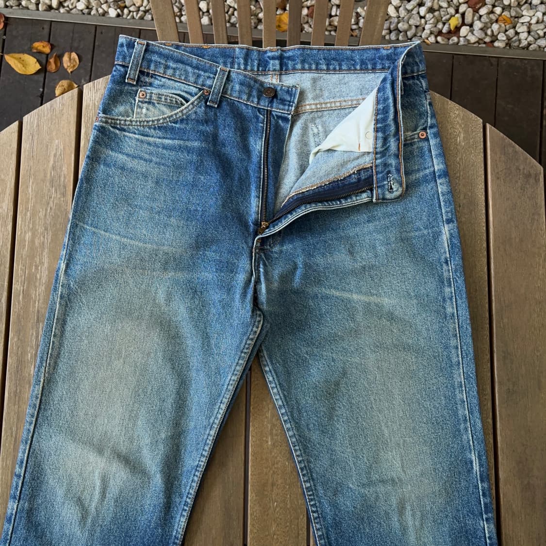 80~90s USA 리바이스 509 오렌지탭 레귤러 핏 데님 상품이미지3