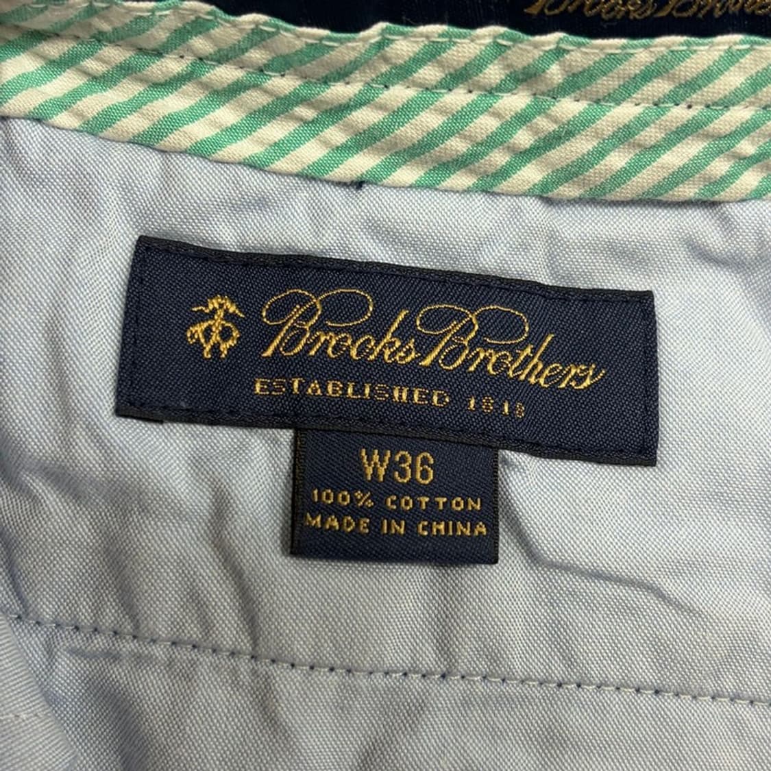 브룩스 브라더스 자수 코튼 쇼츠 v3203 상품이미지6