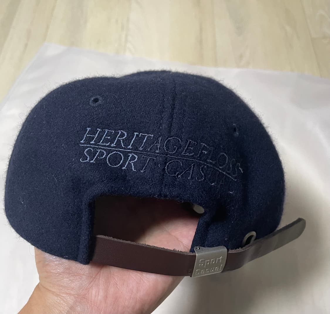 남녀공용/새제품) 헤리티지플로스 크레스트 캡 모자 네이비 상품이미지6