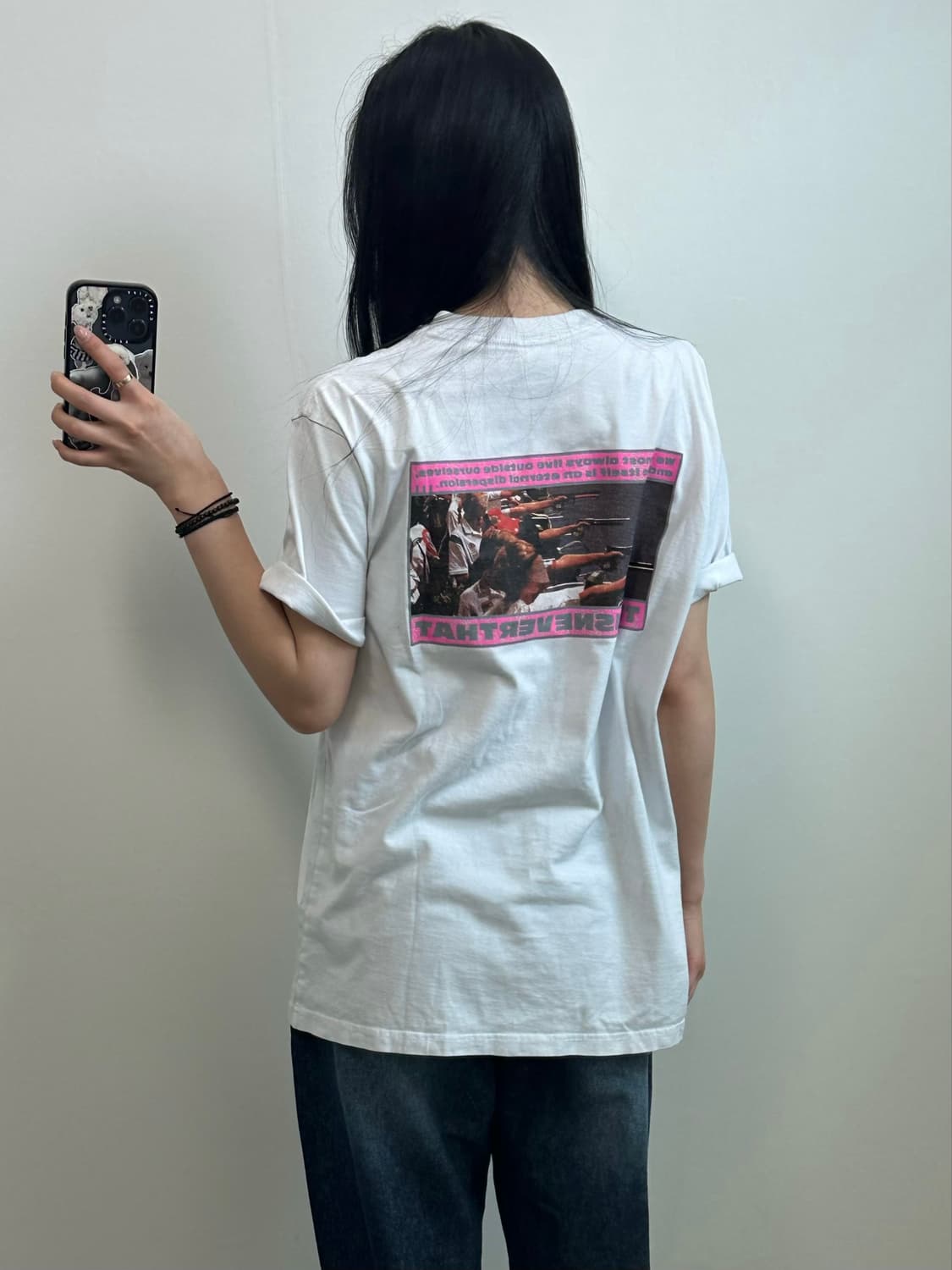 디스이즈네버댓 화이트 반팔 티셔츠 상품이미지1