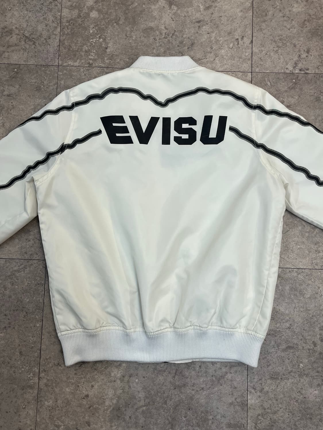 에비수 블루종 자켓 화이트 100(L)  #csz3756 상품이미지6