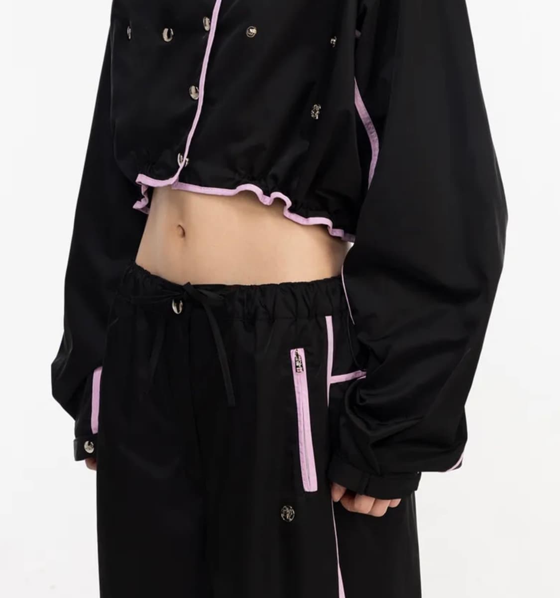 김미더영 G_BIAS LINE PANTS / BLACK 상품이미지3