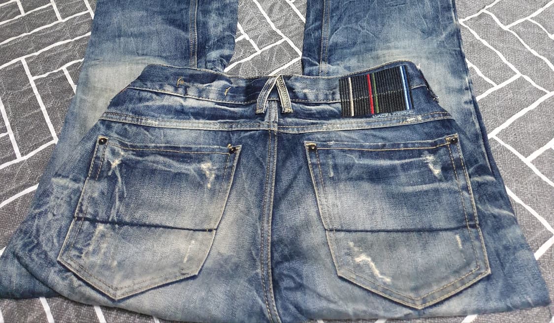 SLACKS데님 디자이너 초판 빈티지 세미와이드 팬츠 (30) 상품이미지4