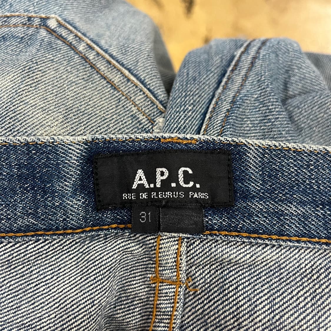 [정품/31] 아페쎄 A.P.C. 워싱 데님 청바지 b16 상품이미지4