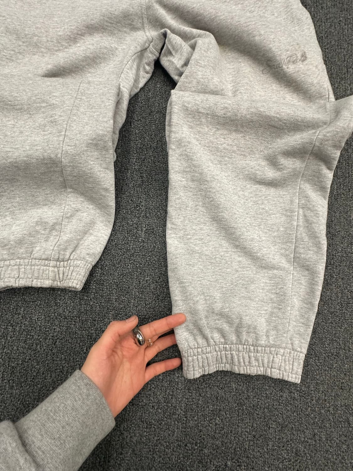 L)SOUTHPOLE vintage 그레이 밴딩 스웻팬츠 상품이미지7