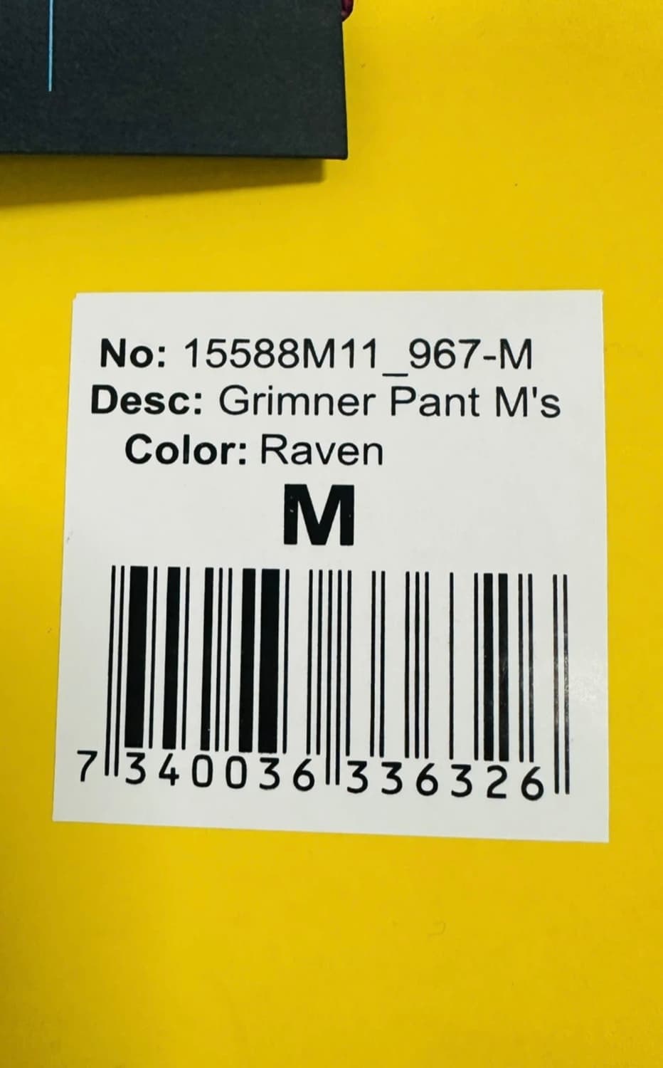 클라터뮤젠 그림너 팬츠(M사이즈, 레이븐) 상품이미지4