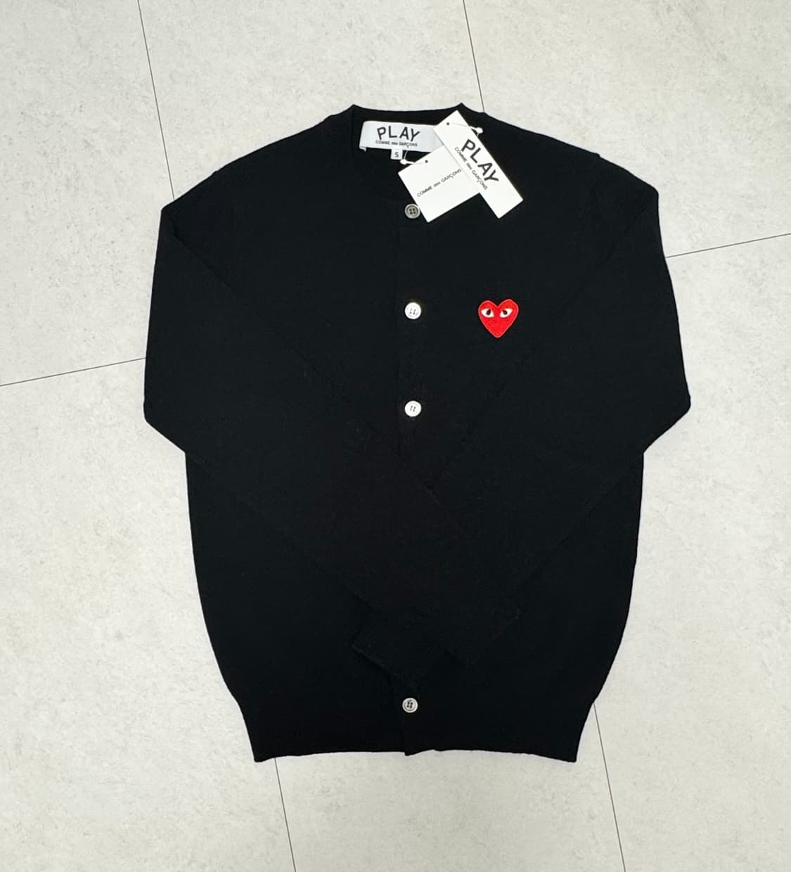 꼼데가르송 와펜 가디건 S 상품이미지1