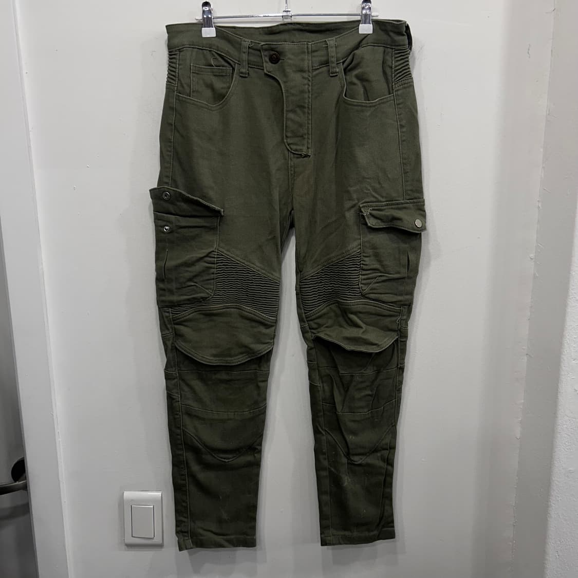 모토팬츠 슬림핏 스판코튼 바이커 팬츠 상품이미지2