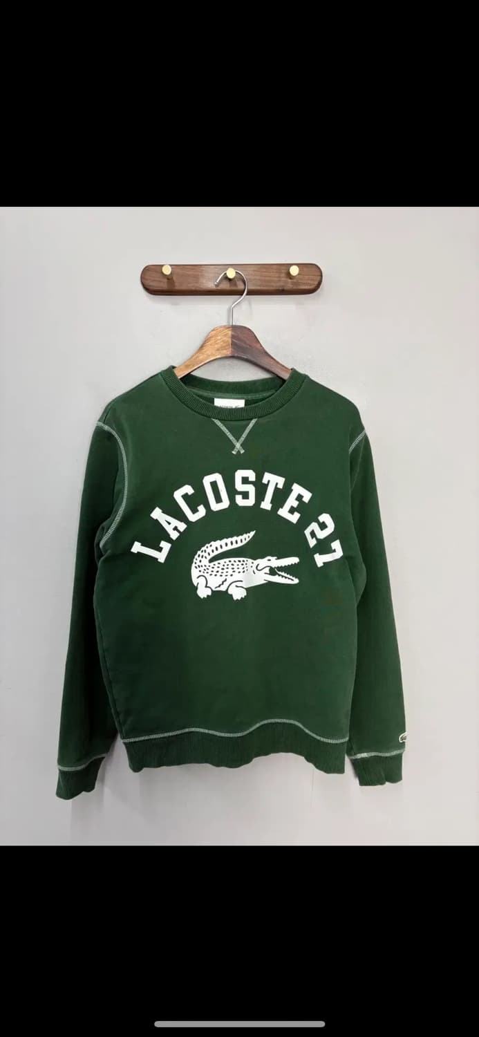 라코스테 빅크록 레터링 그린 스웻셔츠 H2092 상품이미지2
