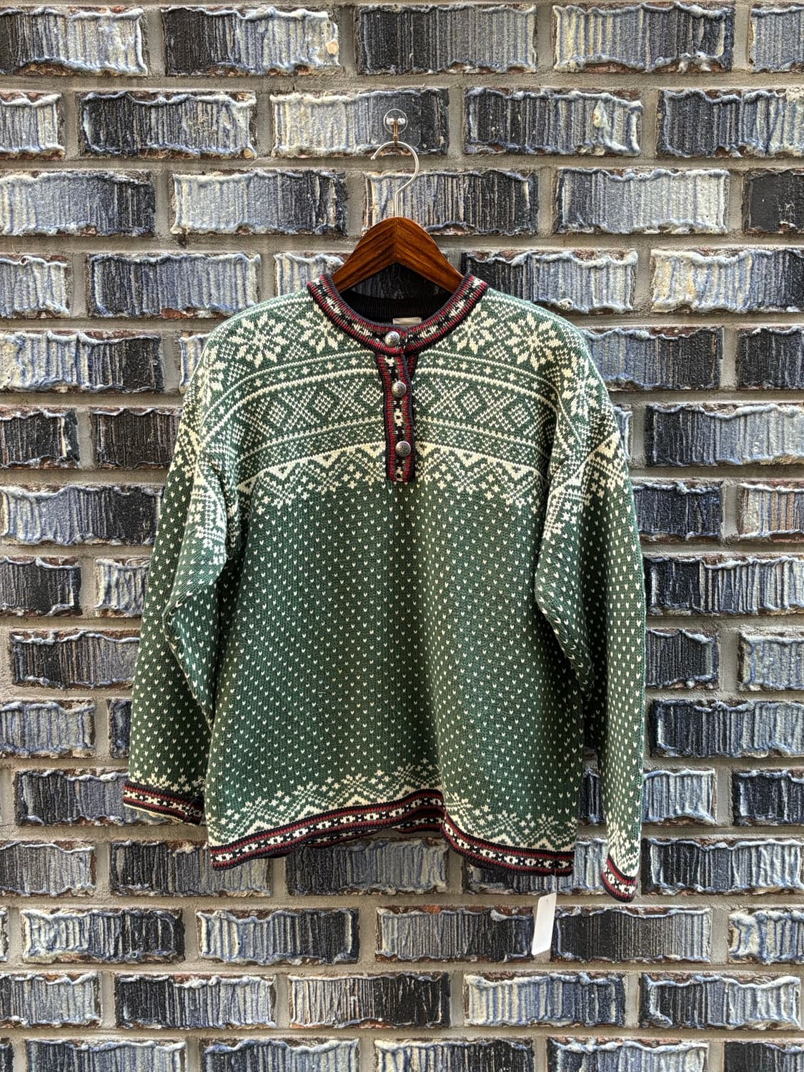 L.L.Bean 엔틱버튼 스웨터 상품이미지1