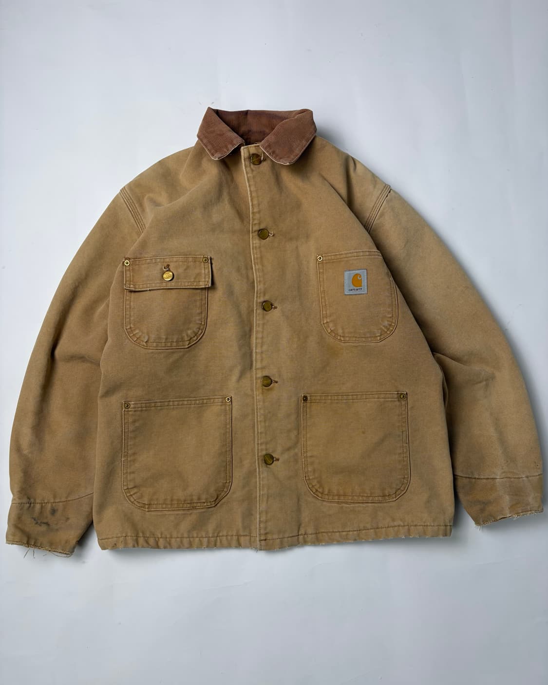 90s Carhartt Chore Jacket (Brown) 상품이미지1