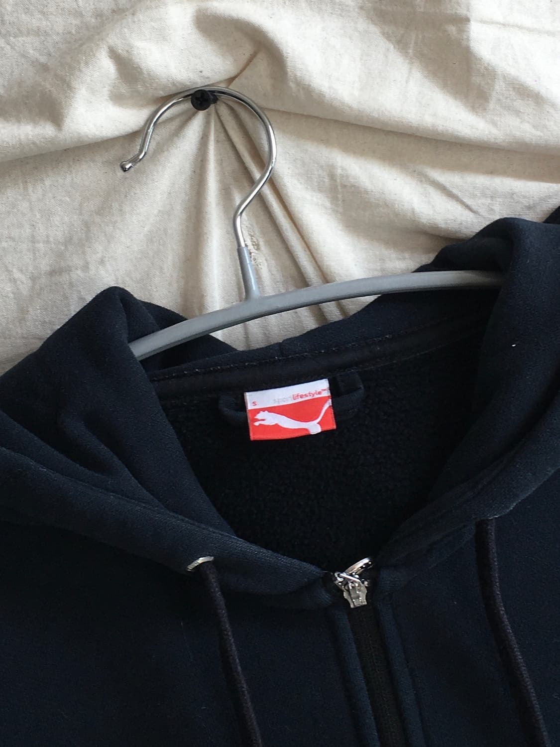 퓨마 자수로고 후드집업 상품이미지4