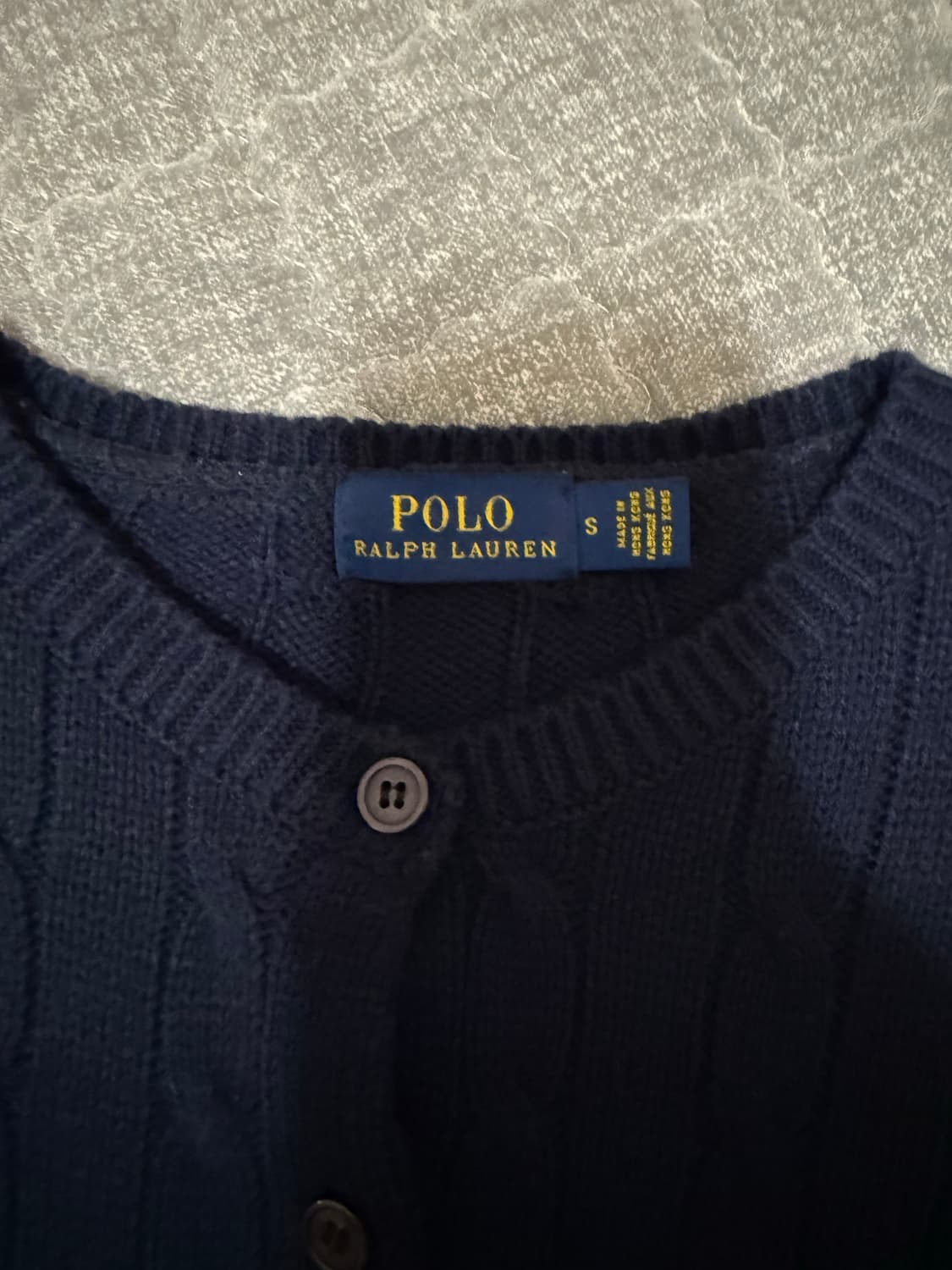 폴로 네이비 남색 가디건 상품이미지2