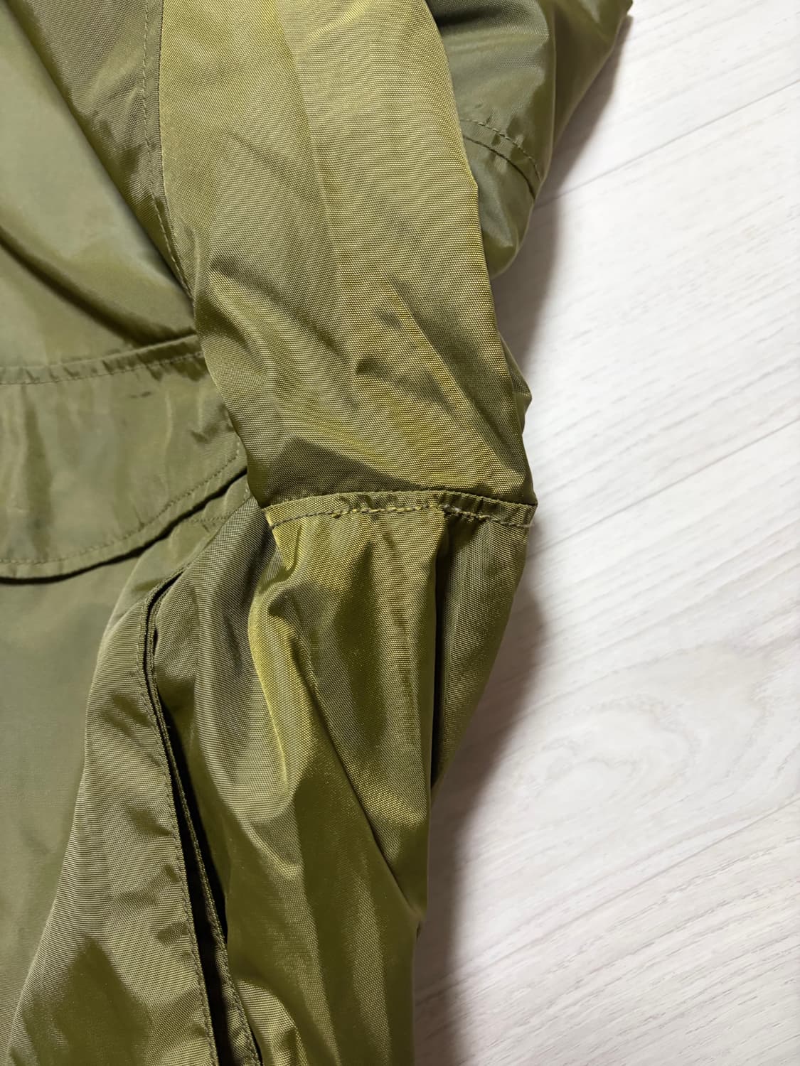 올리브드랩서비스 ODS 크루맨웹 자켓 올리브 M사이즈 판매 상품이미지3